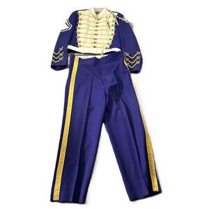 Vintage Band Uniform Sgt. Pepper Style Wool Purple Gold Tillamook Oregon